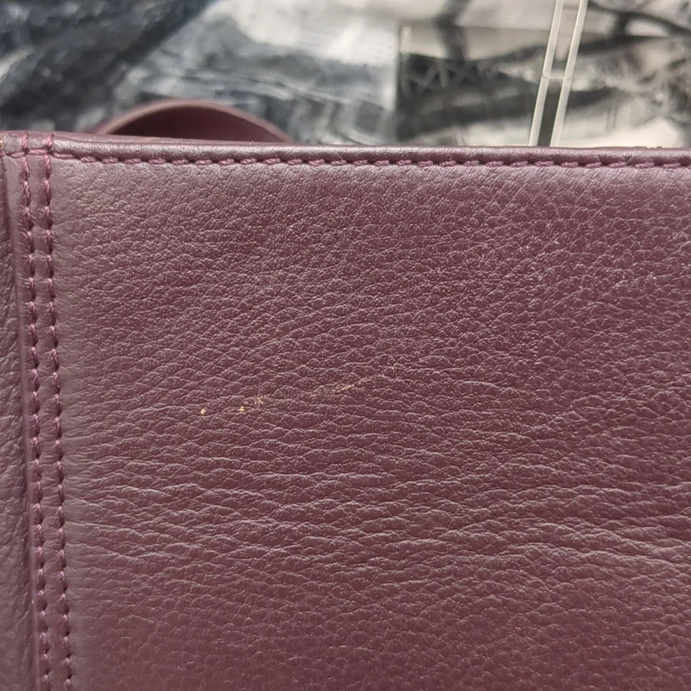 Mercer and Madison burgundy bag